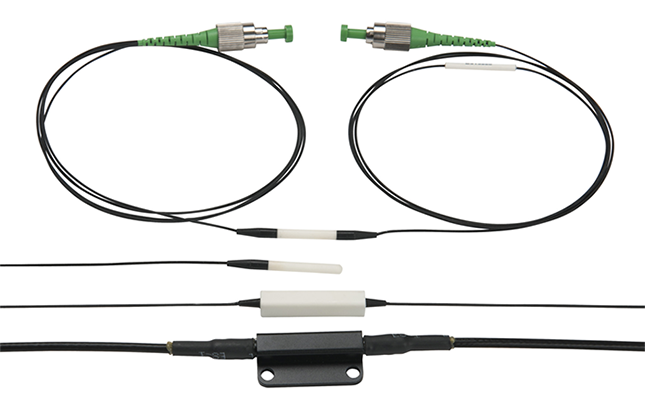 What is a fiber optic temperature sensor?